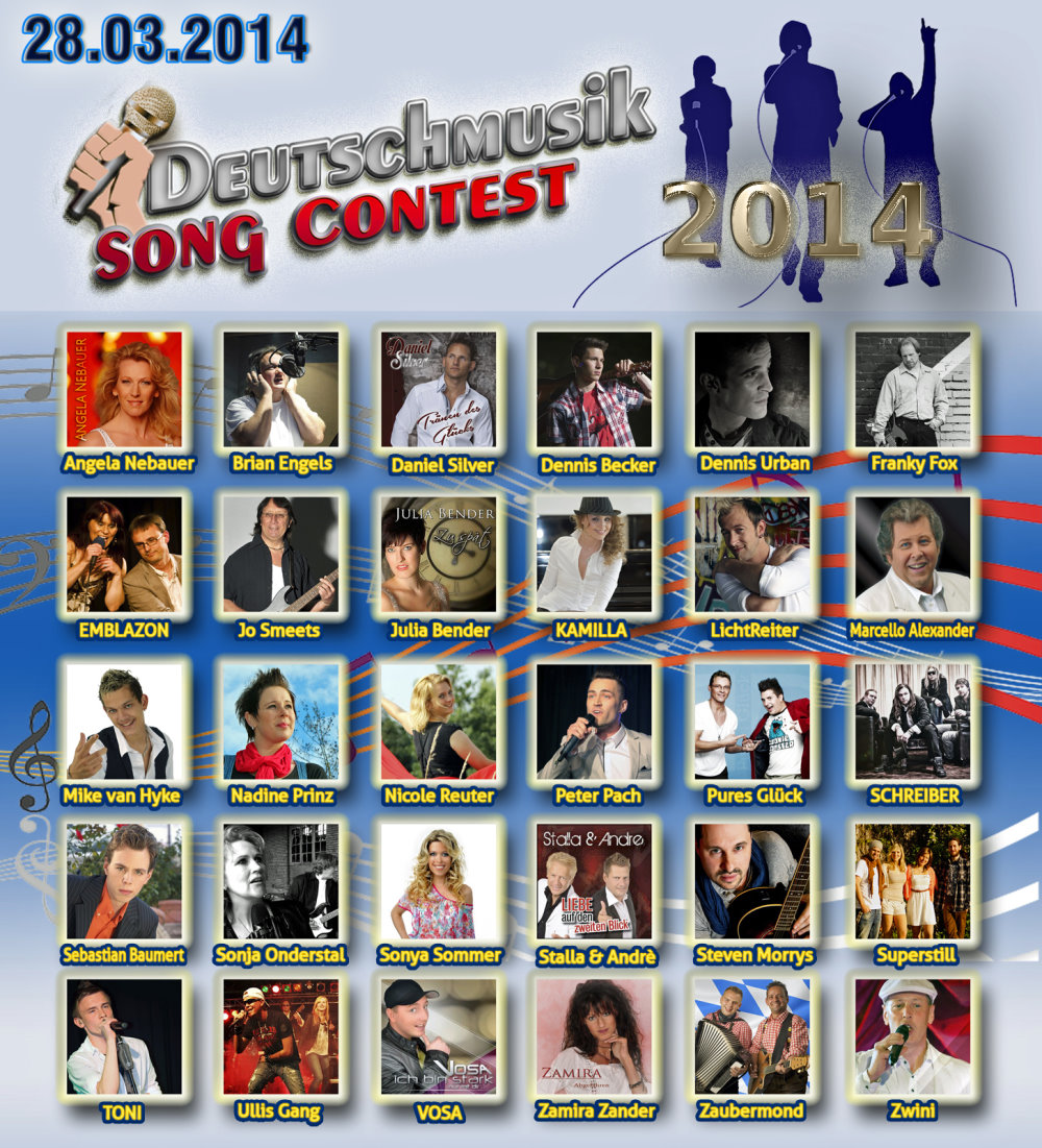Sachsen-News-24/7.de - Sachsen Infos & Sachsen Tipps | Deutschmusik Song Contest: Finale2014